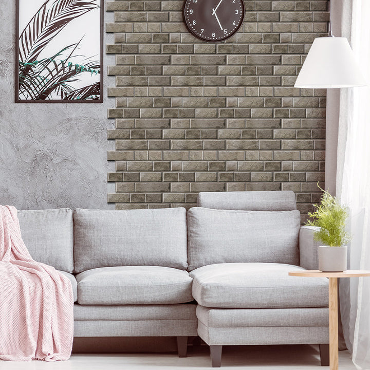 BowLift | Modern Matte Peel and Stick Tile Rectangular PVC Subway Tile for Bathroom