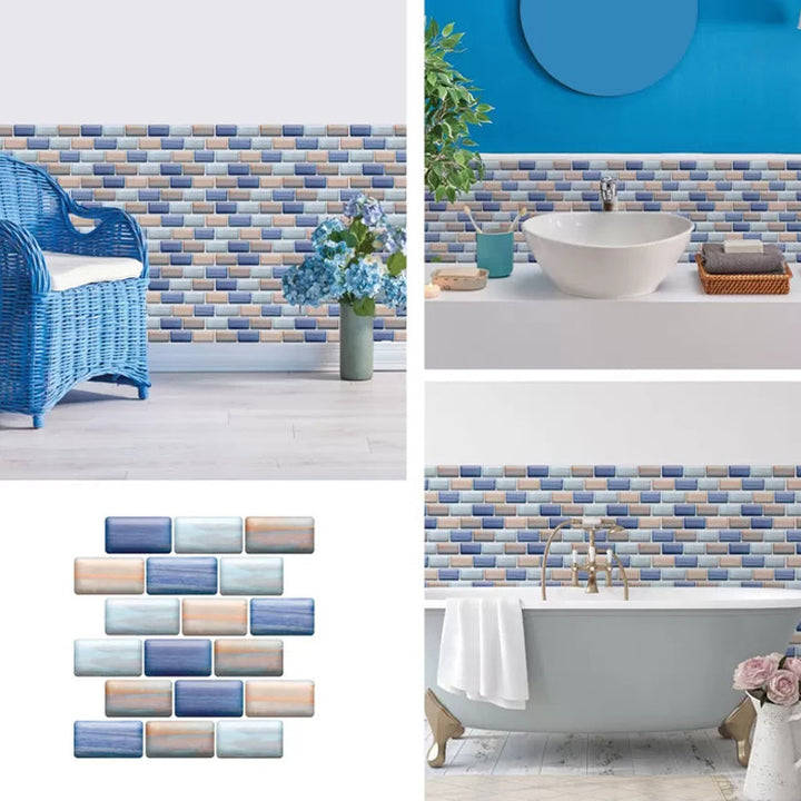 BowLift | Modern Matte Peel and Stick Tile Rectangular PVC Subway Tile for Bathroom