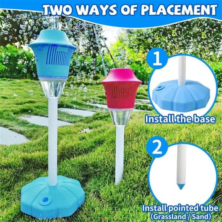 BowLift | Bubble Lamp with LED Lights & Music | Portable Leak-Proof Party Decor | 30×19cm