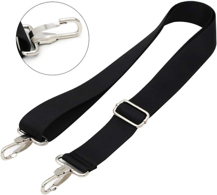 BowLift | 47 inch bag replacement shoulder strap | Padded & Adjustable - Perfect for travel bags, laptop bags, briefcases, camera bags, messenger bags, diaper bags & more (Black)