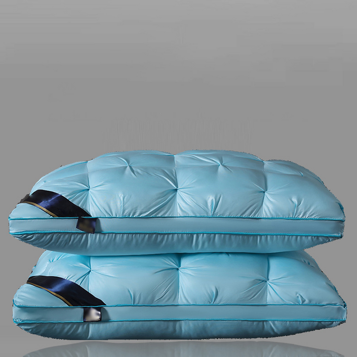 Ergonomic neck pillow with 3D quilting | Bowlift