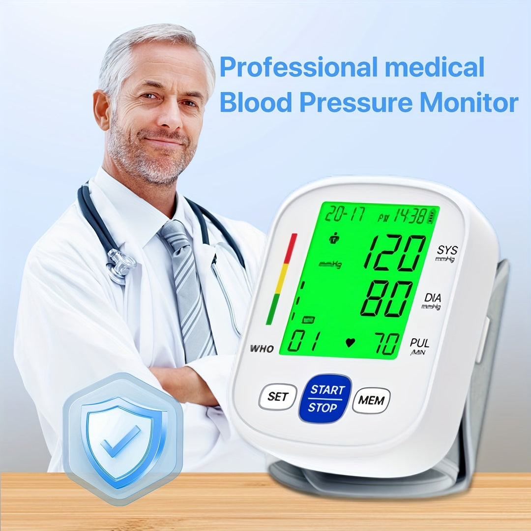 Wrist blood pressure monitor with illuminated display | Bowlift
