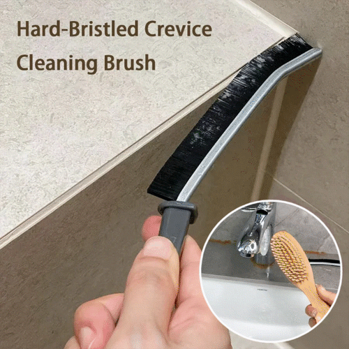 Hard-Bristled Crevice Cleaning Brush Bowlift