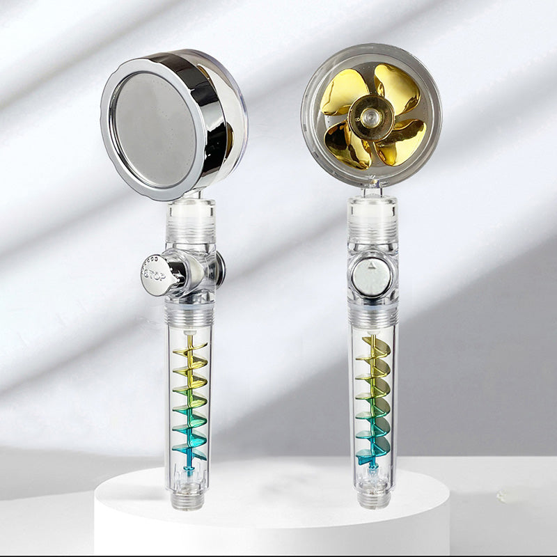 BowLift | Modern showerhead bathroom hand shower made of plastic with adjustable water flow