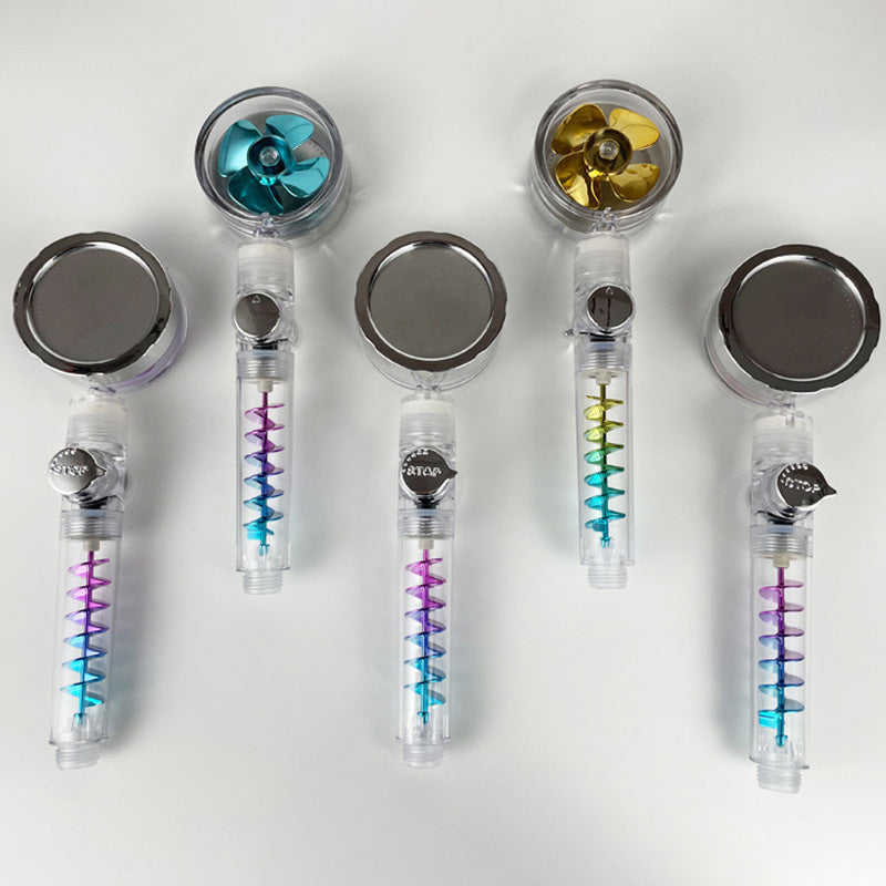 BowLift | Modern showerhead bathroom hand shower made of plastic with adjustable water flow