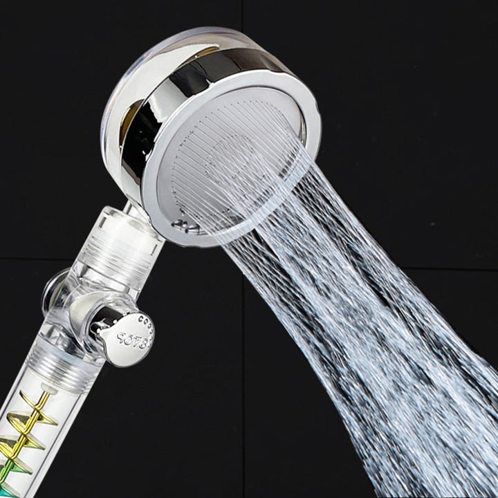 BowLift | Modern showerhead bathroom hand shower made of plastic with adjustable water flow