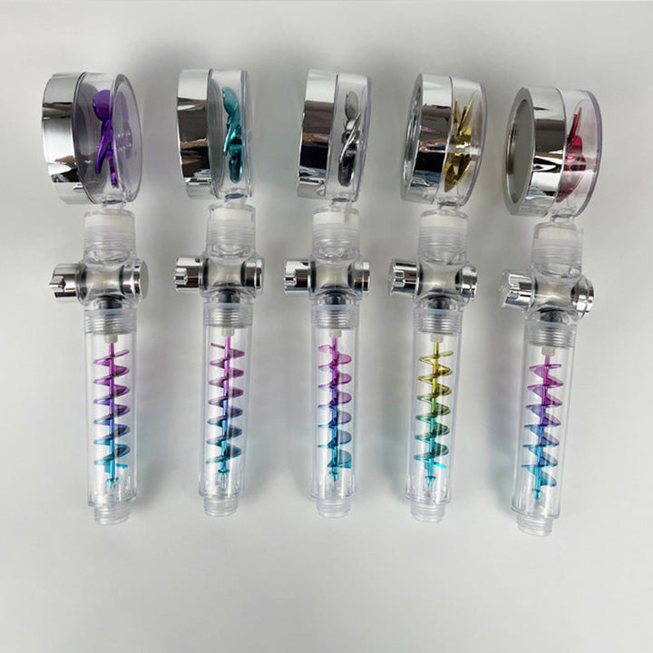BowLift | Modern showerhead bathroom hand shower made of plastic with adjustable water flow