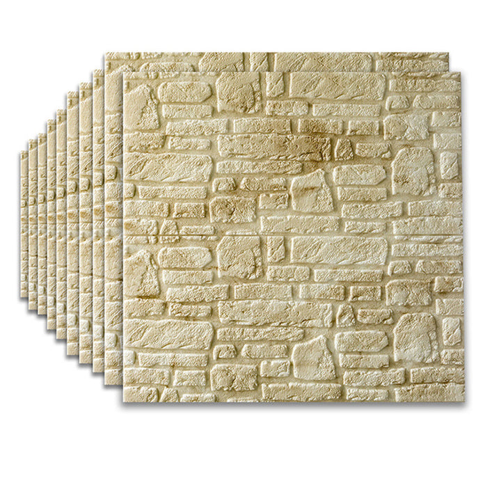 BowLift | 3D Artificial Stone Wall Panel Modern Style Living Room Wall Panel (10-Pack)