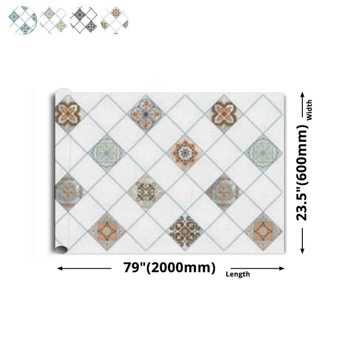 BowLift | Rectangular Peel & Stick Tile PVC Single Tile for Kitchen and Bathroom