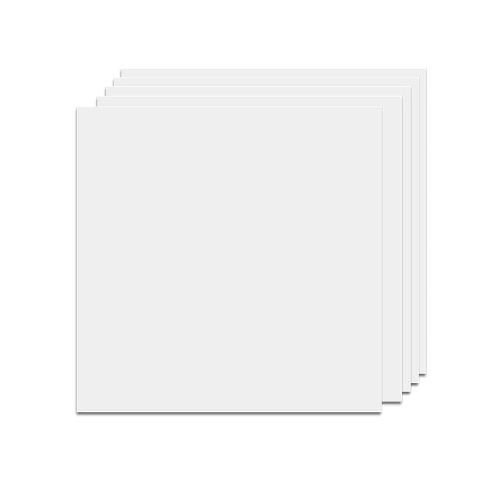 BowLift | Modern Square Grid Single Plate Plastic Peel & Stick Field Tile
