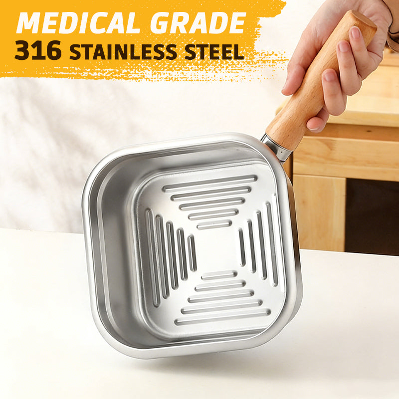 CrispEase Stainless Steel Deep Fryer — Enjoy crispy, healthy meals everywhere at any time completely stress-free! | Bowlift