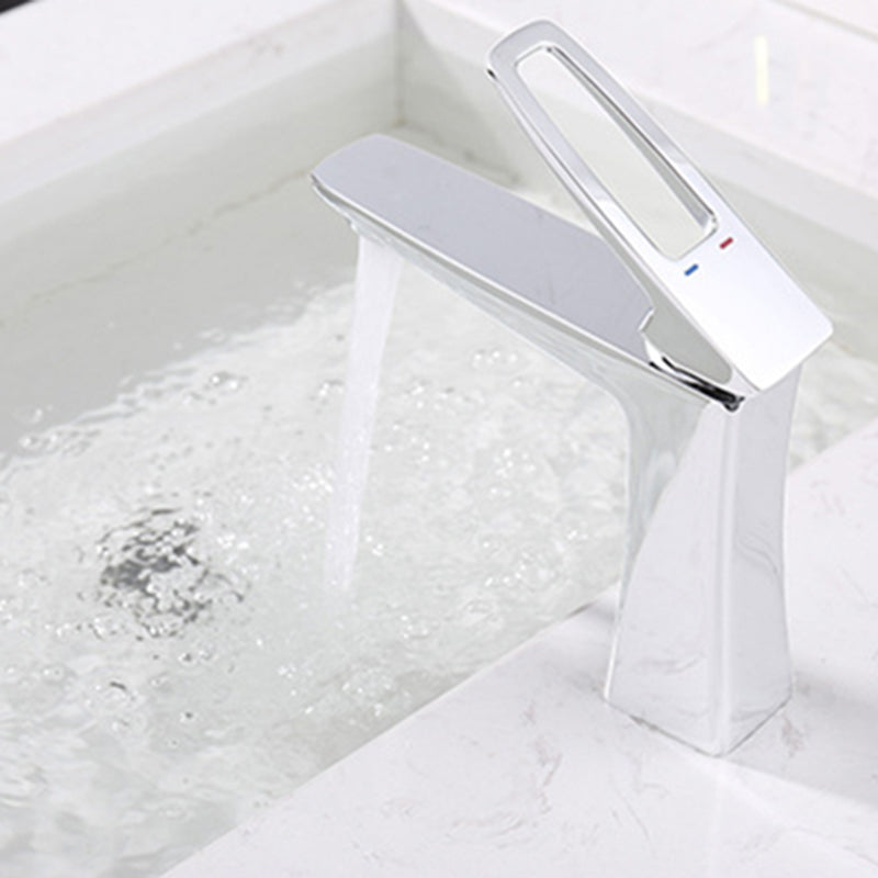 BowLift | Glam Vessel Sink Faucet Brass Lever Handles with Drain Assembly Sink Mixer