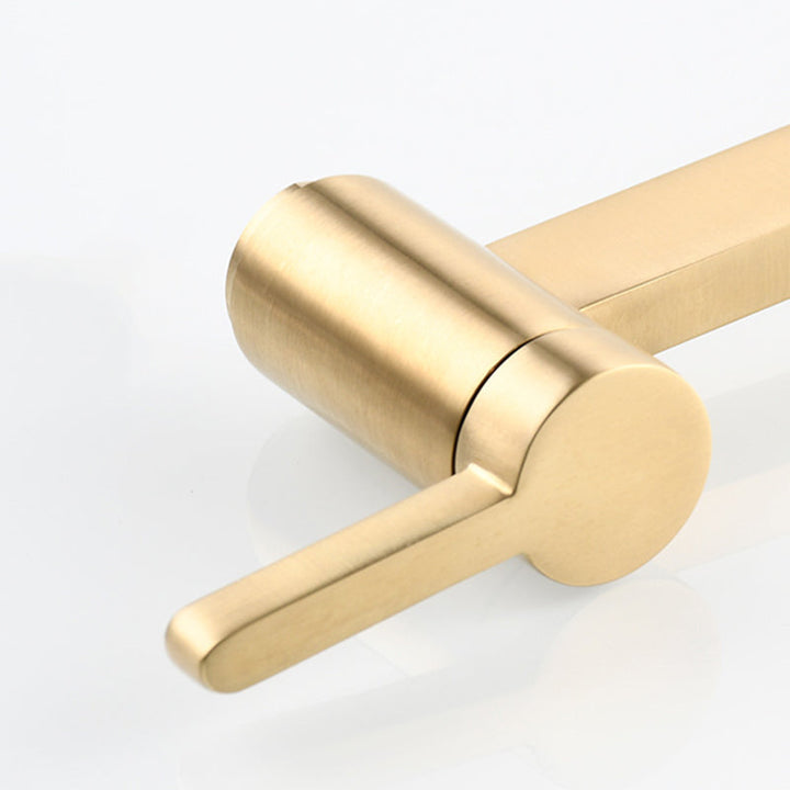 BowLift | Beautiful Wall Mounted Brass Fixtures Stain Resistant Wall Mounted Bathroom Faucet