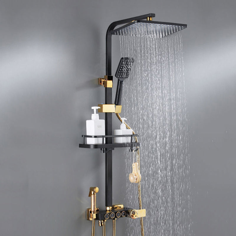 BowLift | Modern Shower System Wall-Mounted Stain-Resistant Shower System with Hand Shower