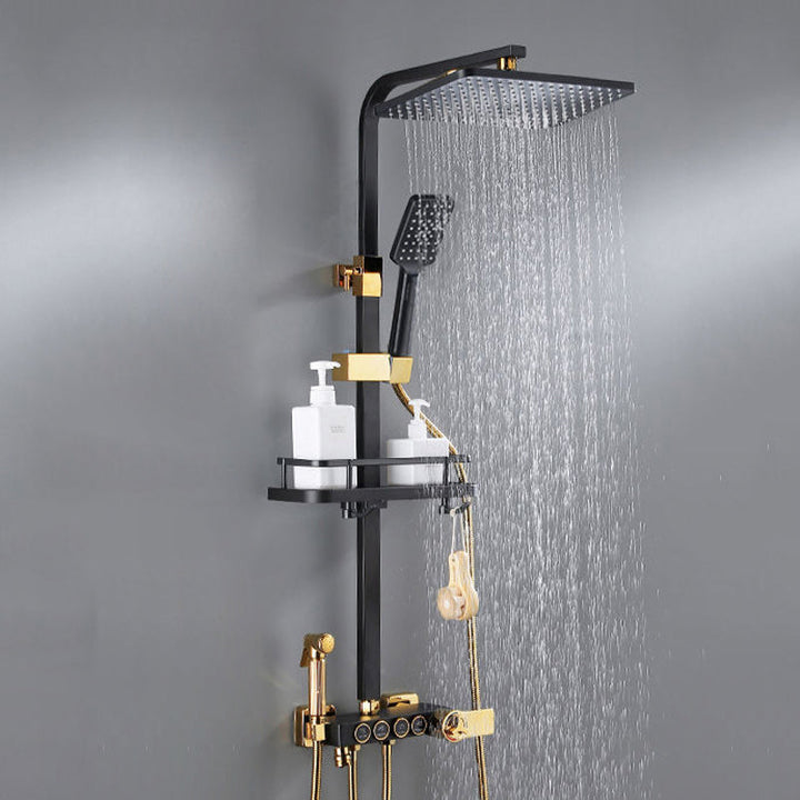 BowLift | Modern Shower System Wall-Mounted Stain-Resistant Shower System with Hand Shower