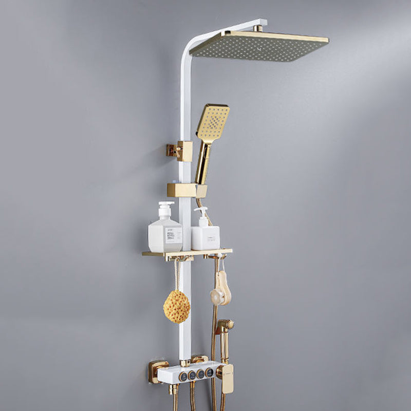 BowLift | Modern Shower System Wall-Mounted Stain-Resistant Shower System with Hand Shower