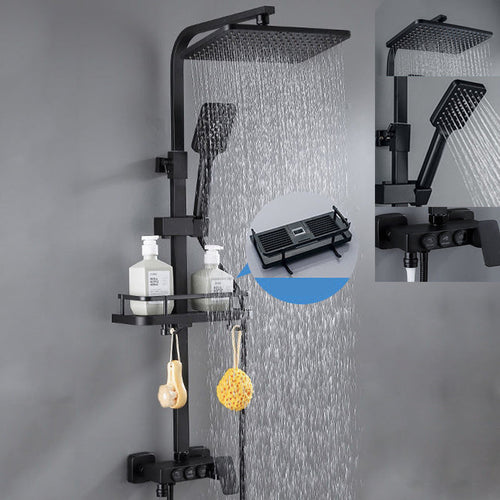 BowLift | Modern Shower System Wall-Mounted Stain-Resistant Shower System with Hand Shower
