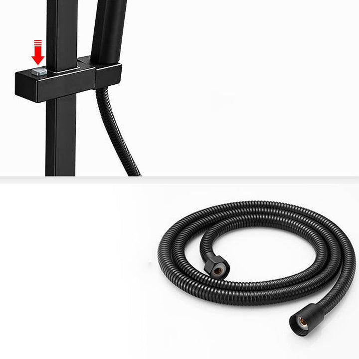 BowLift | Modern Shower System Wall-Mounted Stain-Resistant Shower System with Hand Shower