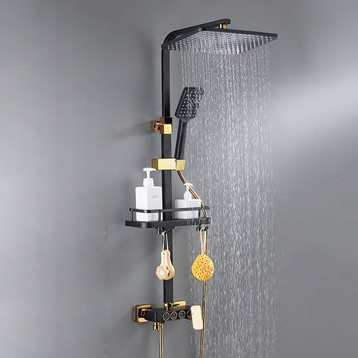 BowLift | Modern Shower System Wall-Mounted Stain-Resistant Shower System with Hand Shower