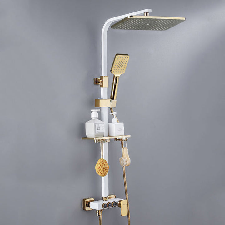 BowLift | Modern Shower System Wall-Mounted Stain-Resistant Shower System with Hand Shower