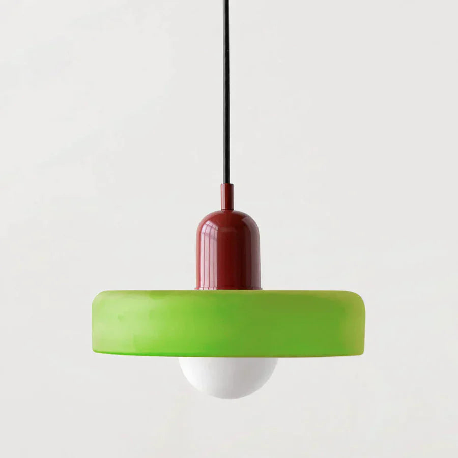 Scandinavian Pendant Light for Living Room and Dining Room – Minimalist Design with AdjustaBowlifte Height – Glass | Bowlift