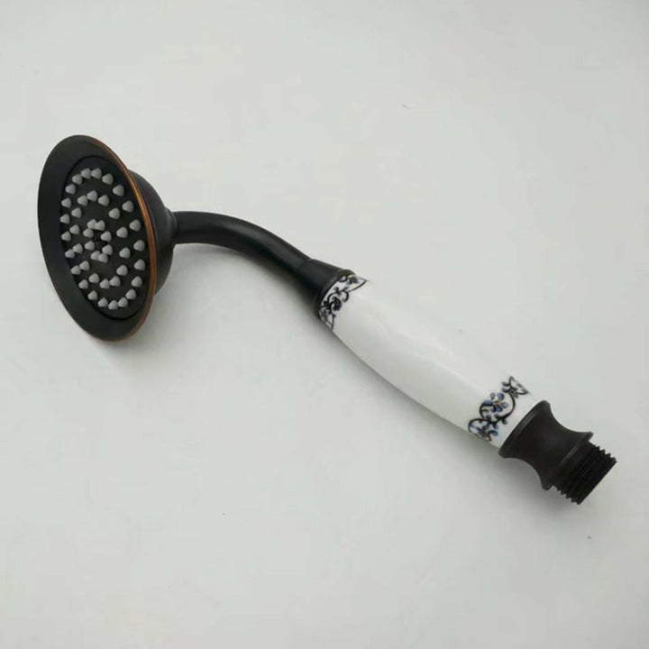 BowLift | Traditional Handheld Shower Head with Hose Polished Brass Wall Mounted Shower Head