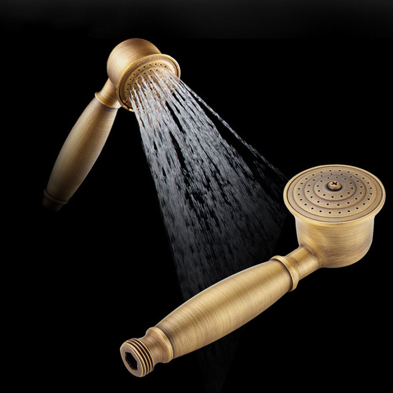 BowLift | Traditional Handheld Shower Head with Hose Polished Brass Wall Mounted Shower Head