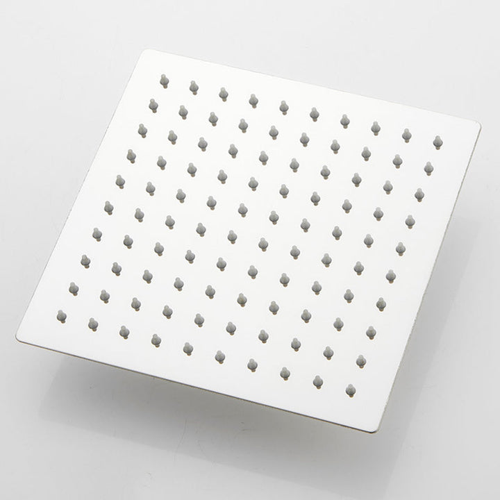 BowLift | Silver Square Double Shower Head Modern Water Filtration Wall Mounted Shower Head