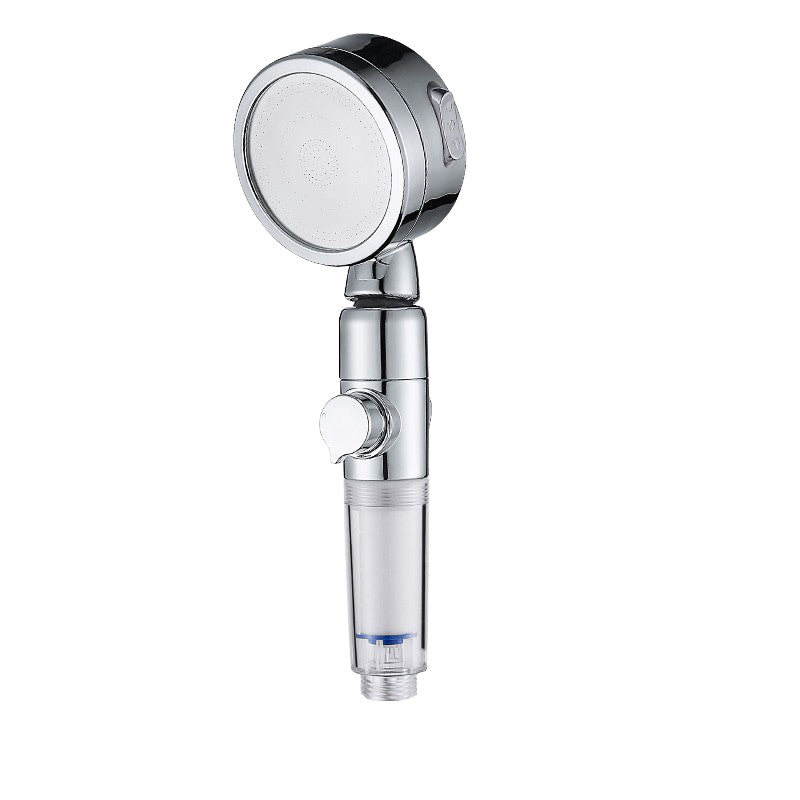 BowLift | Modern Handheld Showerhead Silver Round Standard Showerheads