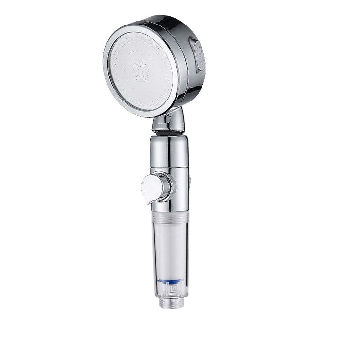 BowLift | Modern Handheld Showerhead Silver Round Standard Showerheads