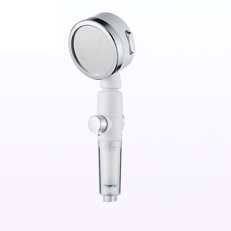 BowLift | Modern Handheld Showerhead Silver Round Standard Showerheads