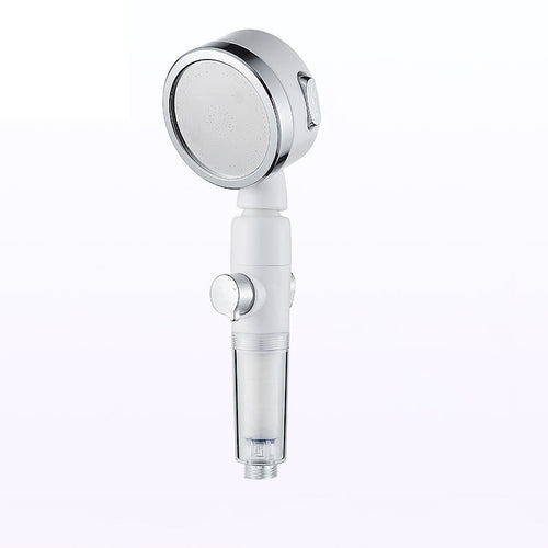 BowLift | Modern Handheld Showerhead Silver Round Standard Showerheads