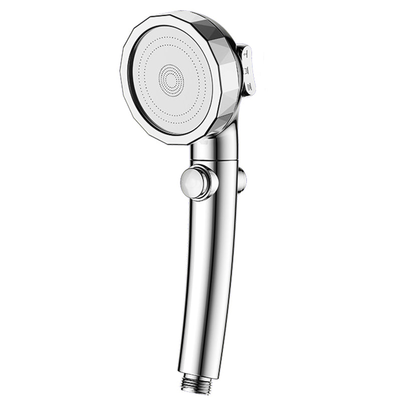 BowLift | Modern Handheld Showerhead Silver Round Standard Showerheads