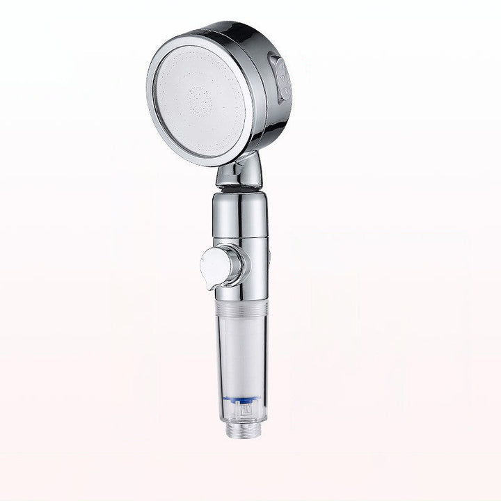 BowLift | Modern Handheld Showerhead Silver Round Standard Showerheads