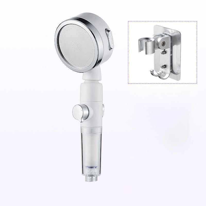 BowLift | Modern Handheld Showerhead Silver Round Standard Showerheads