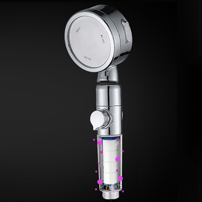 BowLift | Modern Handheld Showerhead Silver Round Standard Showerheads