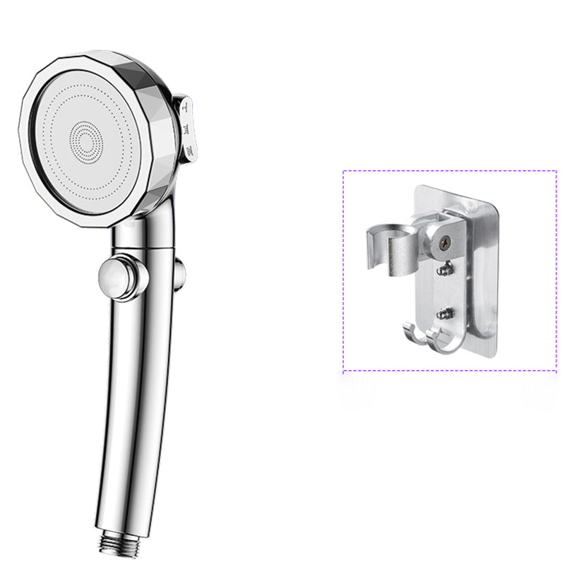 BowLift | Modern Handheld Showerhead Silver Round Standard Showerheads