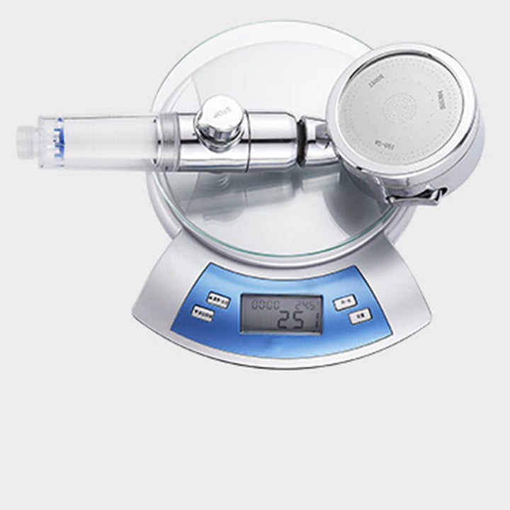 BowLift | Modern Handheld Showerhead Silver Round Standard Showerheads