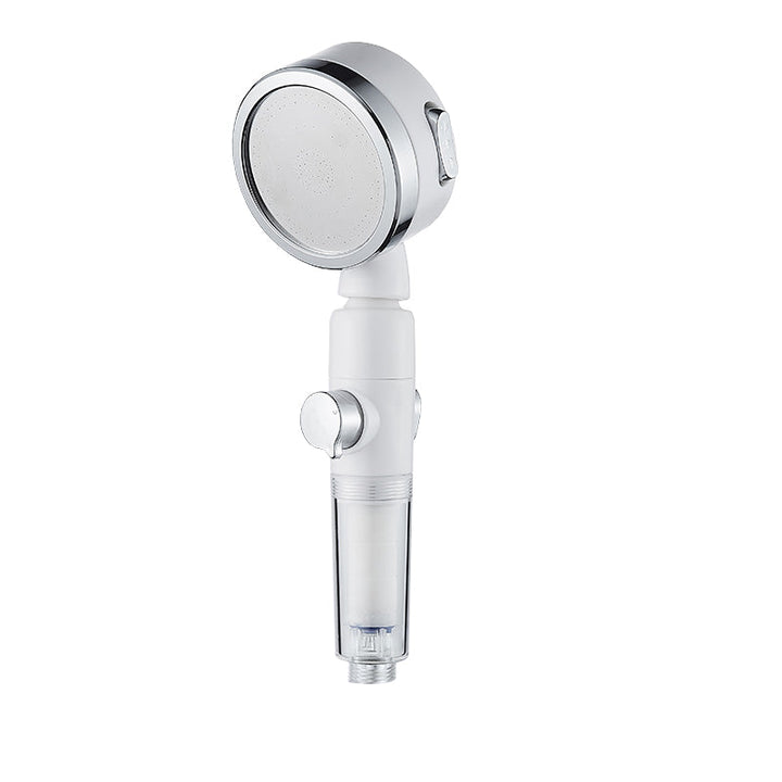 BowLift | Modern Handheld Showerhead Silver Round Standard Showerheads