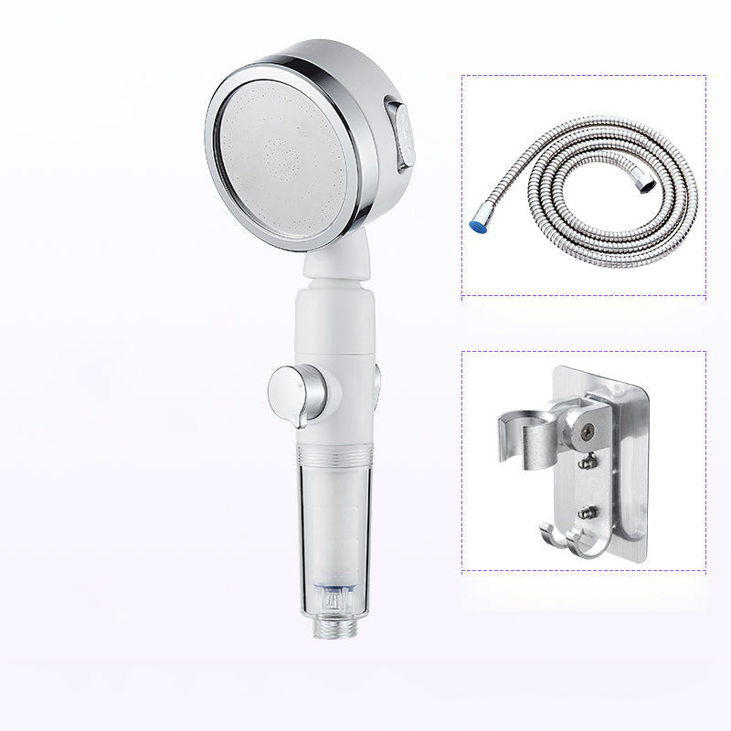 BowLift | Modern Handheld Showerhead Silver Round Standard Showerheads