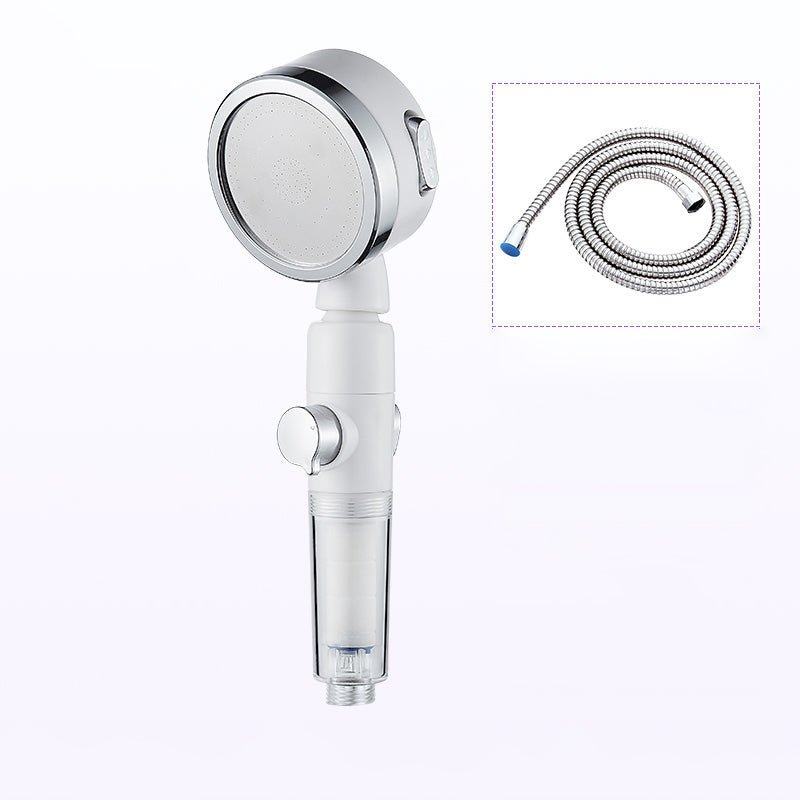 BowLift | Modern Handheld Showerhead Silver Round Standard Showerheads