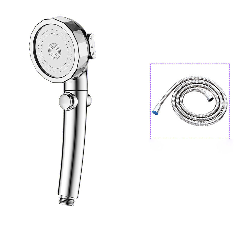 BowLift | Modern Handheld Showerhead Silver Round Standard Showerheads