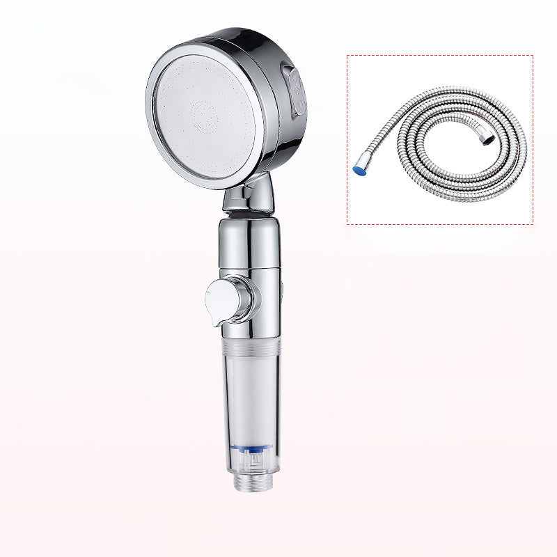 BowLift | Modern Handheld Showerhead Silver Round Standard Showerheads