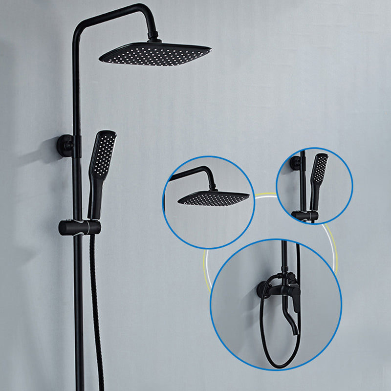 BowLift | Modern adjustable swivel shower head metal shower fitting on the wall