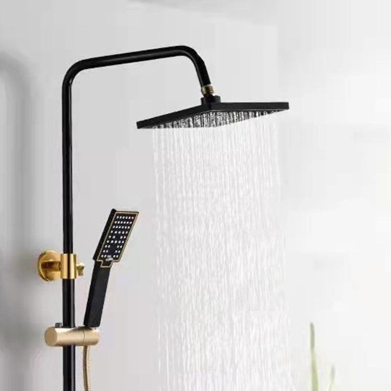 BowLift | Modern adjustable swivel shower head metal shower fitting on the wall