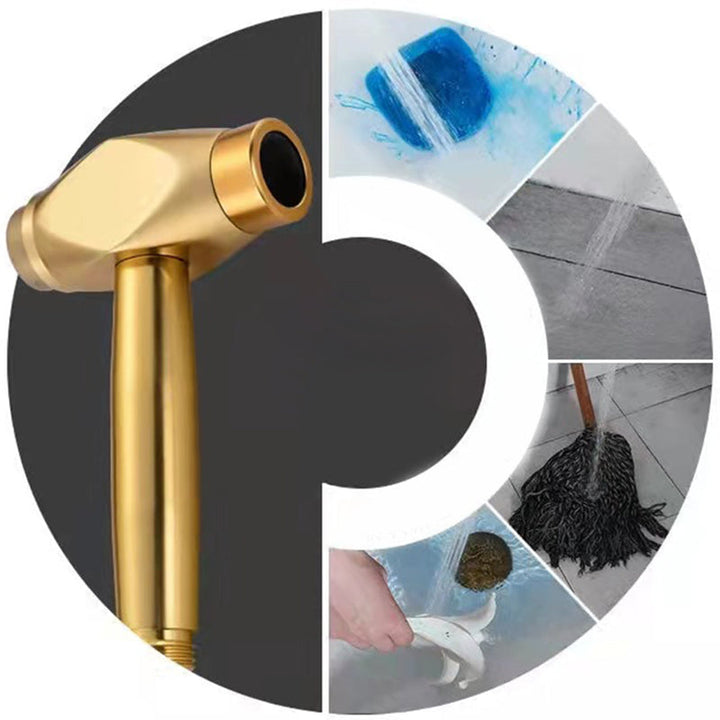 BowLift | Modern adjustable swivel shower head metal shower fitting on the wall