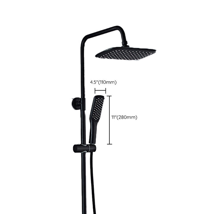BowLift | Modern adjustable swivel shower head metal shower fitting on the wall