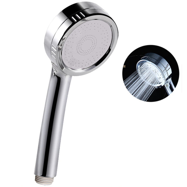 BowLift | Modern handheld shower head 5 spray patterns chrome round wall mounted shower head