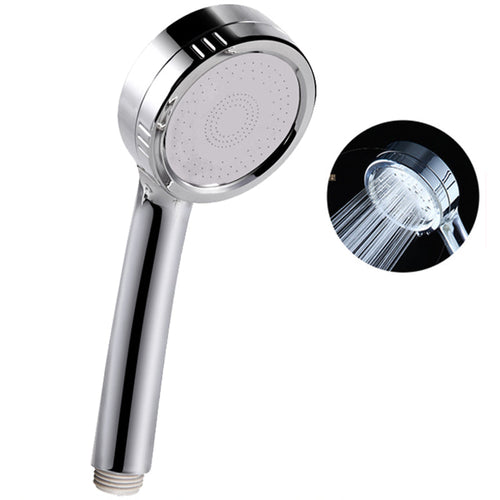 BowLift | Modern handheld shower head 5 spray patterns chrome round wall mounted shower head