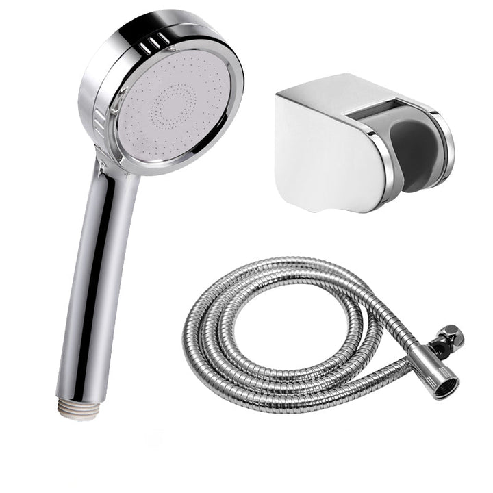 BowLift | Modern handheld shower head 5 spray patterns chrome round wall mounted shower head